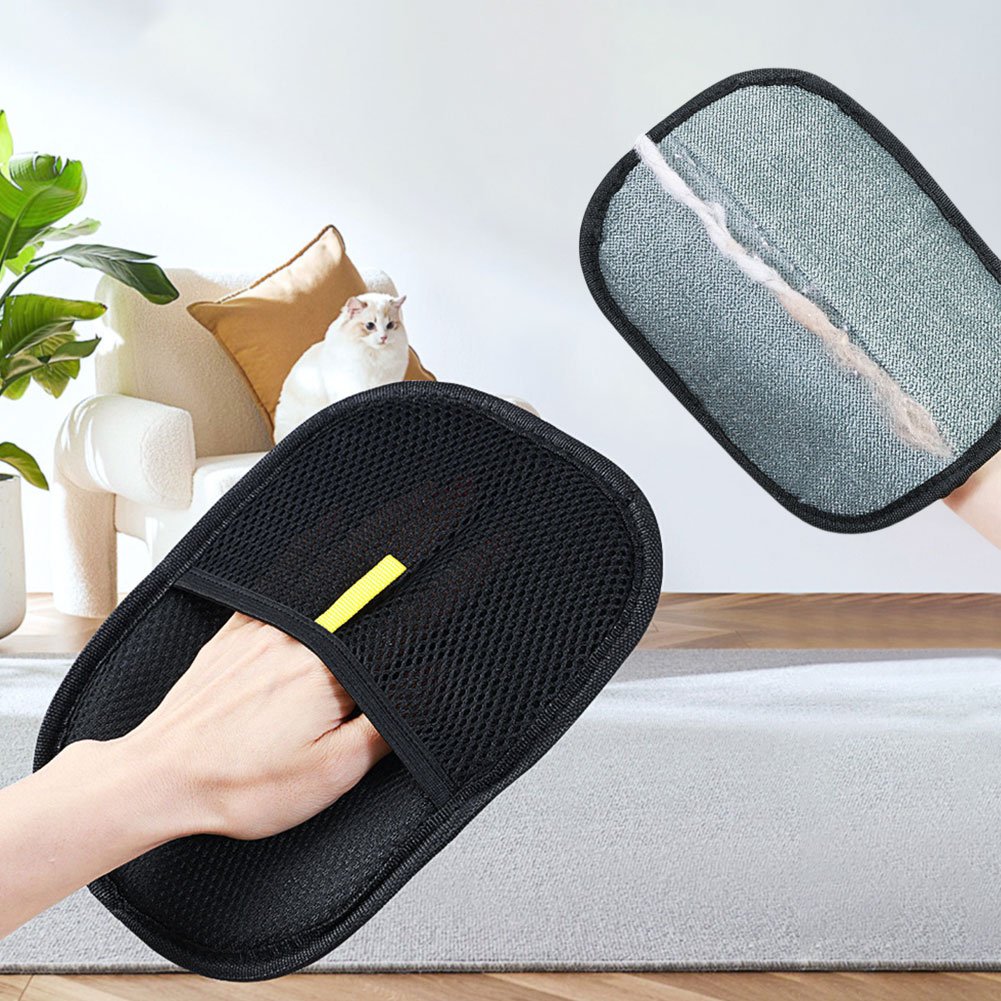 Pet hair remover grooming mitt
